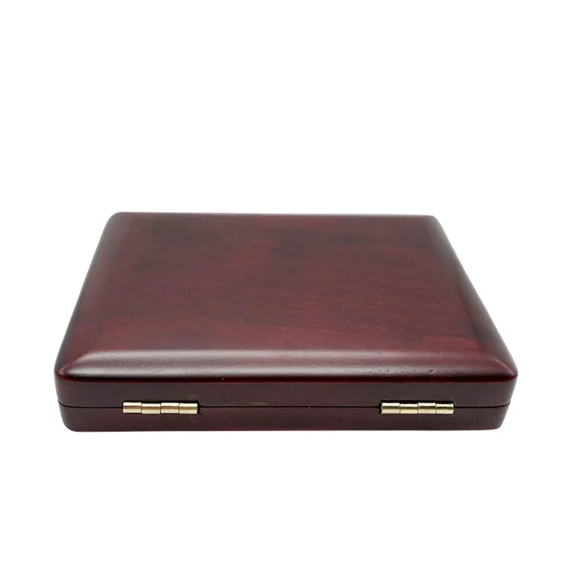 

‌5-Reed Solid Wood Bassoon Reed Case, Durable Storage Box with Clip Holder for Bassoon Reeds, Wooden Organizer