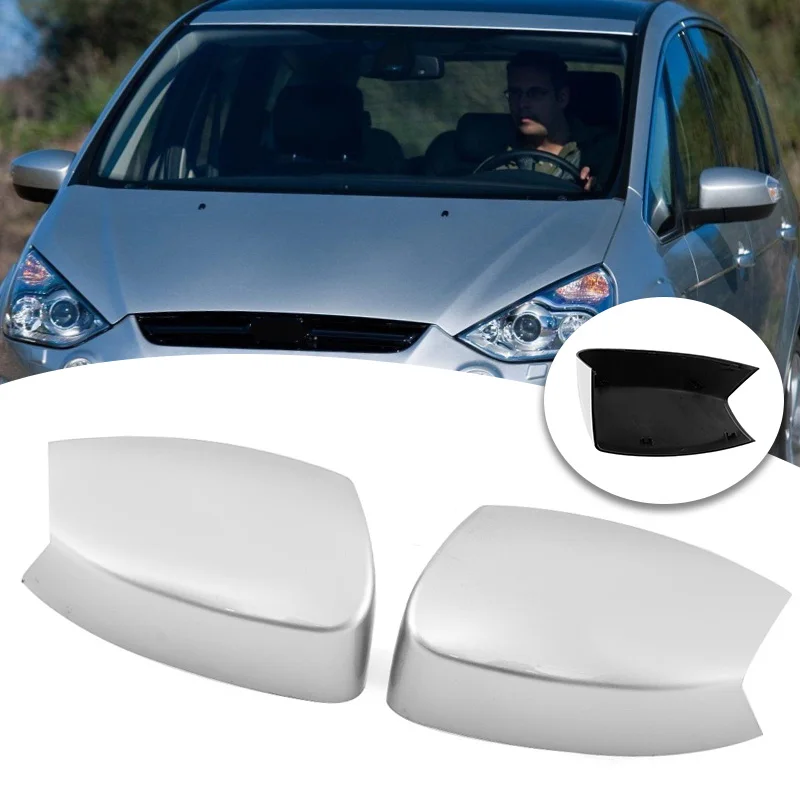 Car Backup Rearview Mirror Cover Housing Fit For Ford S-Max MK1 Galaxy 2006-2014 Kuga 2008-2013 Side Door Wing Mirror Cap Sheel