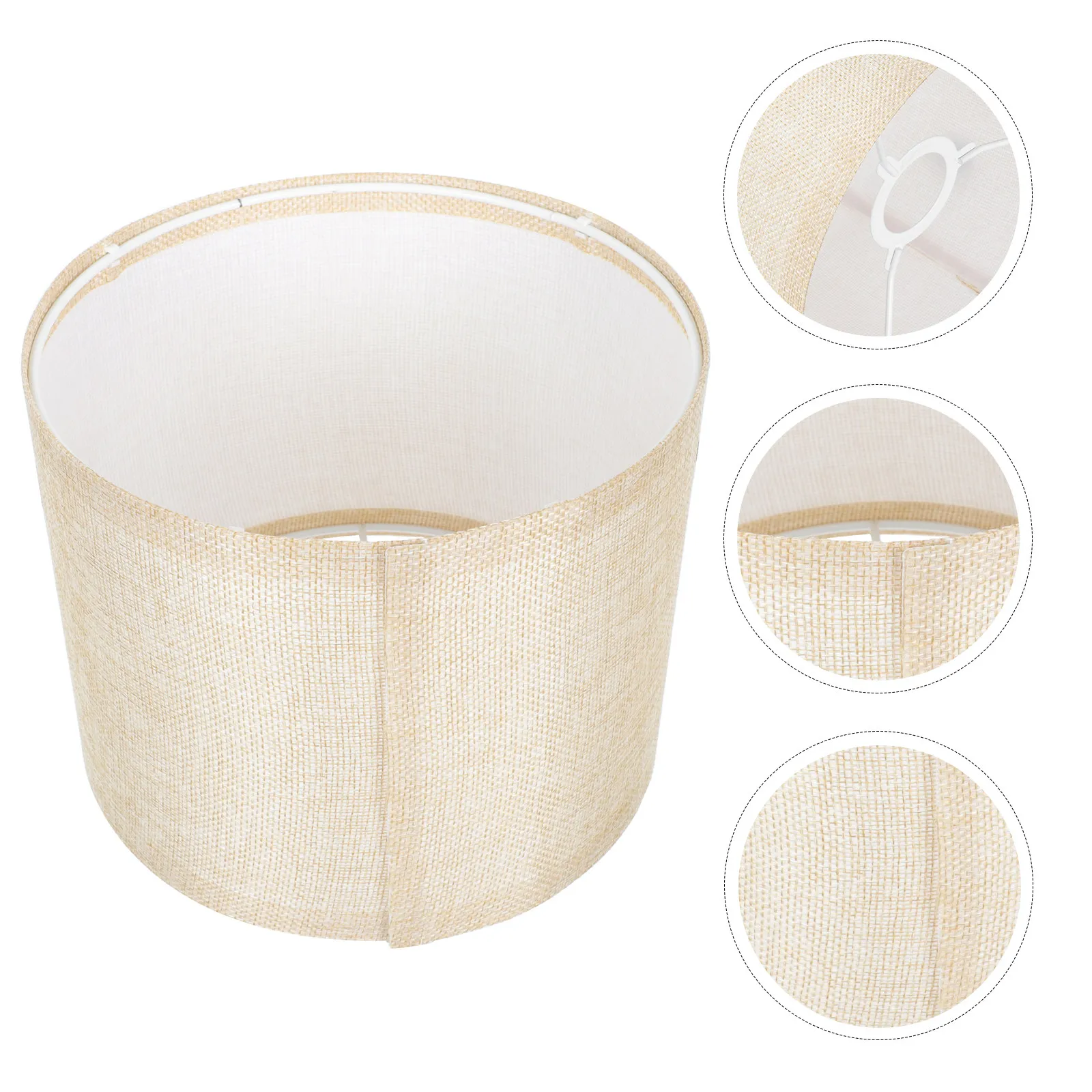 

1Pcs Multifunctional Cloth Lampshade Durable Home Light Shell Chic Lamp Cover for Table Wall Floor Ceiling Light Romantic Warm