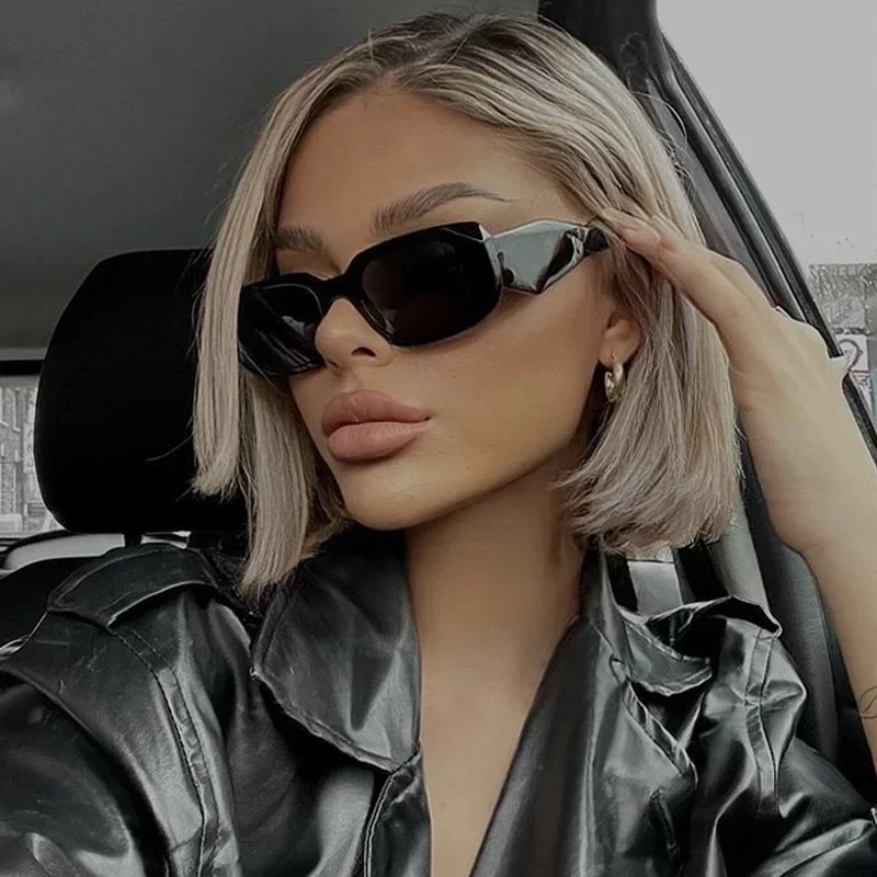 

Vintage Square Sunglasses Women Luxury Brand Designer Sun Glasses Female Retro Black Frame Punk Fashion Driver NEW 2025