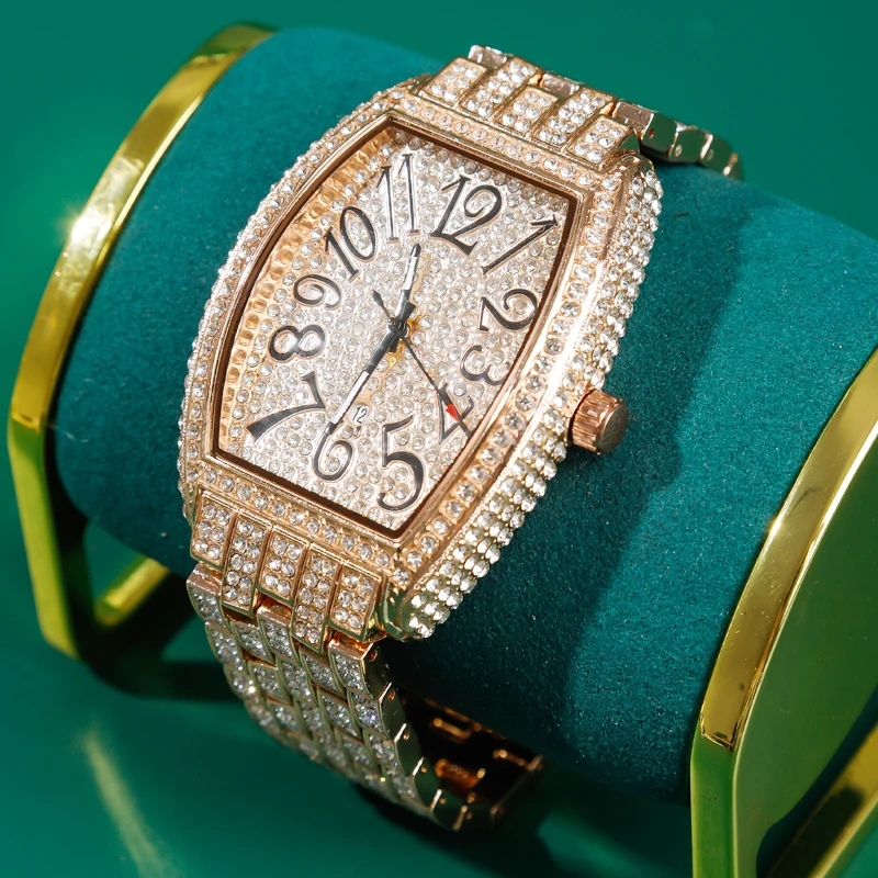 Men's Retro Diamond Watch | Multi functional | Stainless Steel Diamond Strap