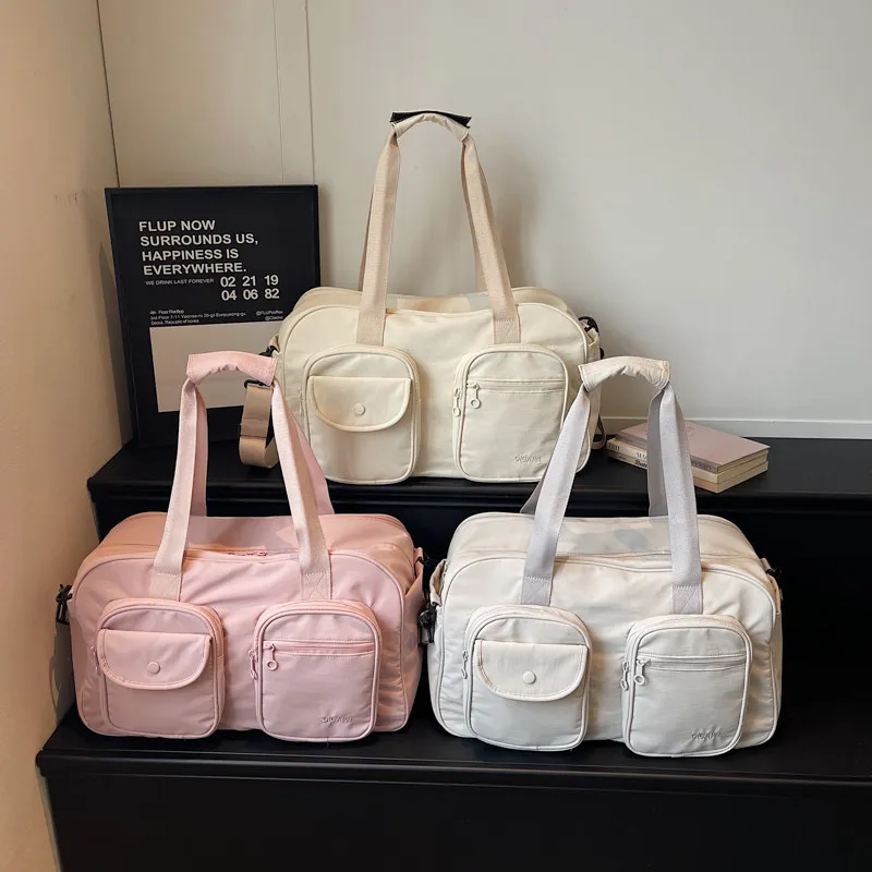 large-capacity-travel-bag-storage-bag-handheld-fitness-sports-practical-short-business-trip-additional-bag-nylon-material-kor