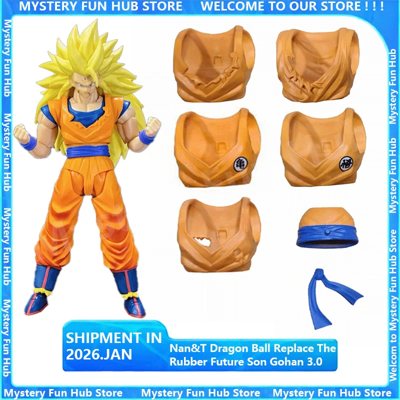 Nan & T Dragon Ball Future Son Gohan 3,0 Kit de accesorios reemplazar la chaqueta de goma 1/12 los juegos principiantes modelos de Goku juguete coleccionable