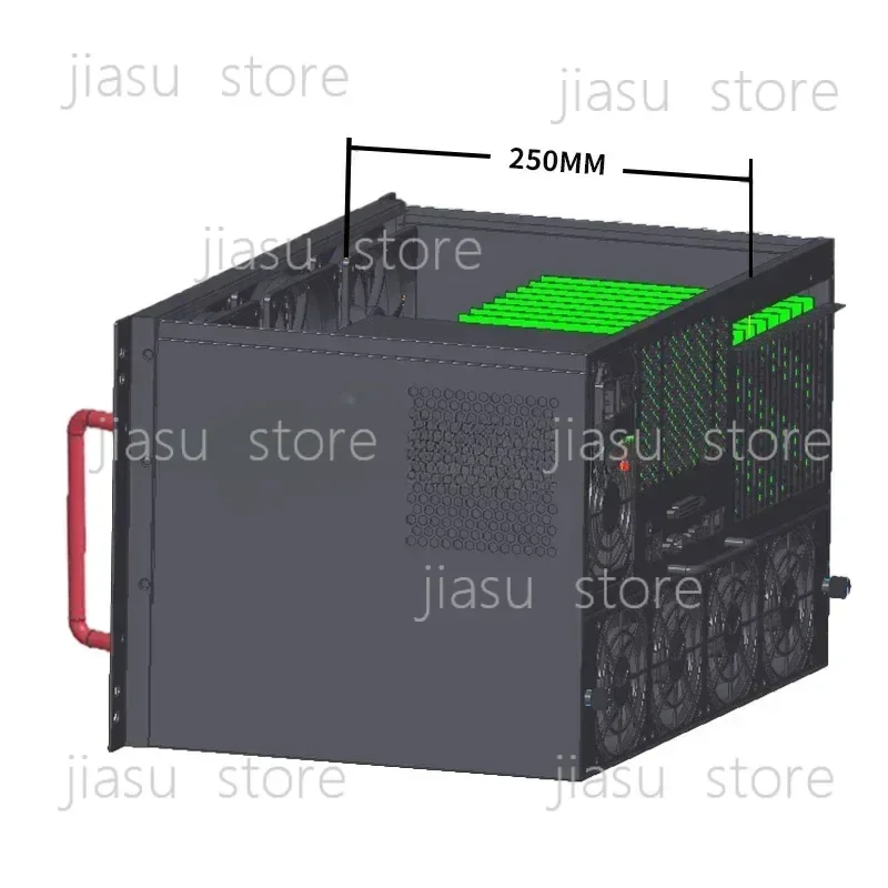 12 Bay NAS Chassis ATX Motherboard ATX Power Supply 8 Full Height Slots Enterprise Home AIO Server