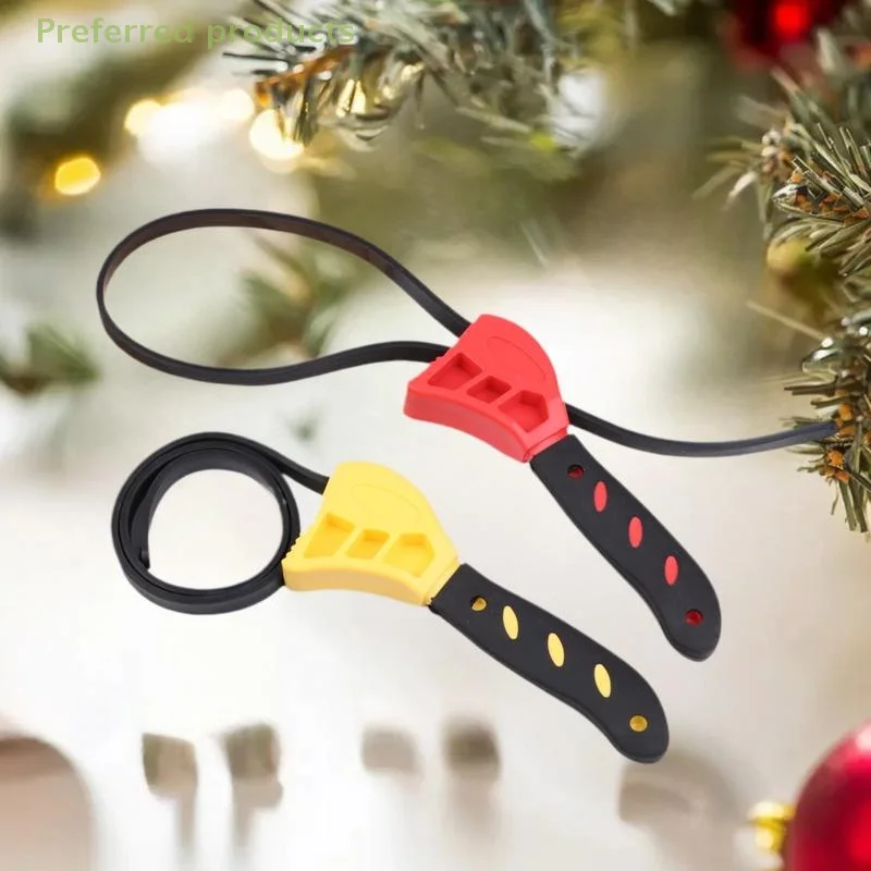 Llave inglesa ajustable de 6/8 pulgadas, llave para correa de filtro de aceite, abridor de cadena de correa