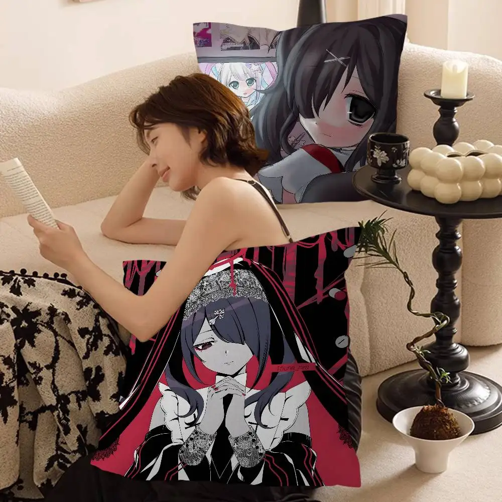 Needy Girl Overdose Cute Cartoon 45*45cm Cushion Cover Pillow Cover Decor Pillowcase Home Pillowcase for Couch Pillow