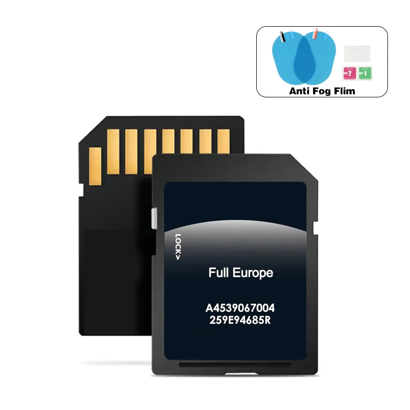 Compatibility For Smart Fortwo Cabrio (A453) (2014 - onwards) Sat Nav Map Memory Card Use In England Spain Poland Italy Norway