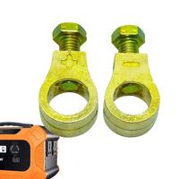 2Pcs Pure Copper Battery Connector Clip Auto Battery Terminal Connector Clips Positive Negative Pole Car Battery Terminal Clip