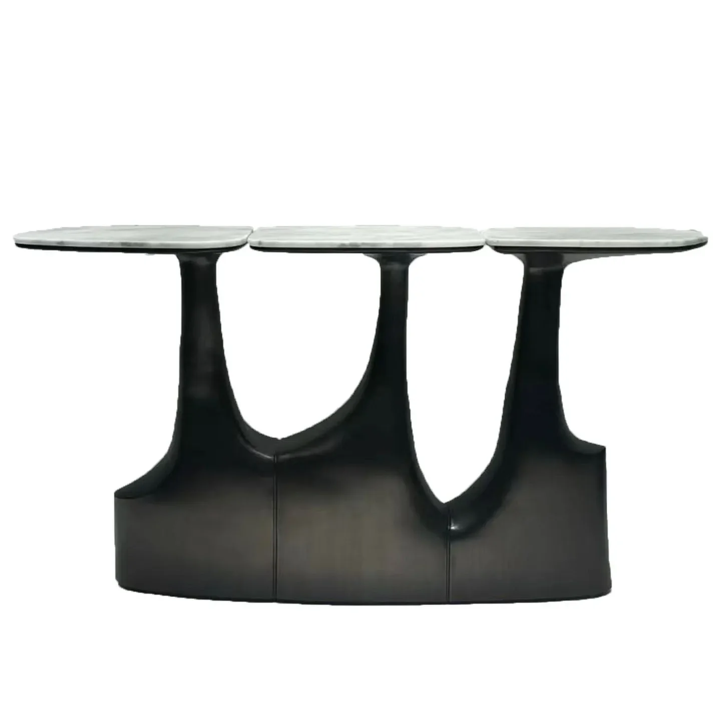 TT   Italian light luxury fashion metal entrance table designer special-shaped home storage against the wall end view table