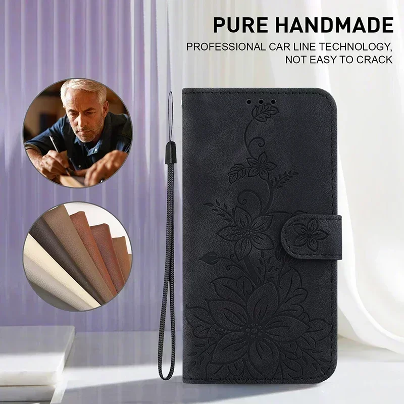 Magnetische Wallet-Flip-Hülle für Oppo Find X9 PRO X5 X3 Lite Neo A6X A6C A6T A6S A6 GT A6 PRO 4G 5G Leder-Schutzhülle – Detail 2