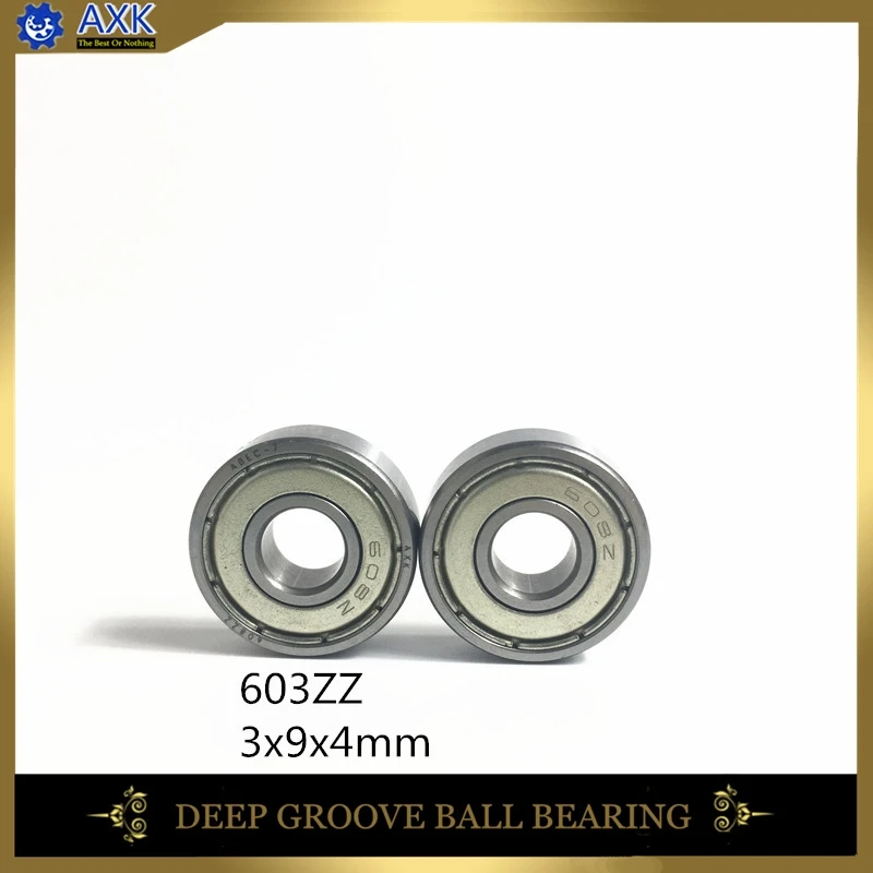 

603ZZ Bearing ABEC-1 ( 10 PCS ) 3*9*5 mm Miniature 603Z Ball Bearings 603 ZZ 603 2Z Bearing
