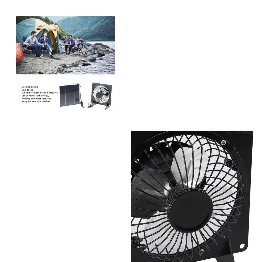 27RB أحادي البلورة مروحة عادم لوحة شمسية لمروحة تهوية تدفقات الهواء الطبيعية