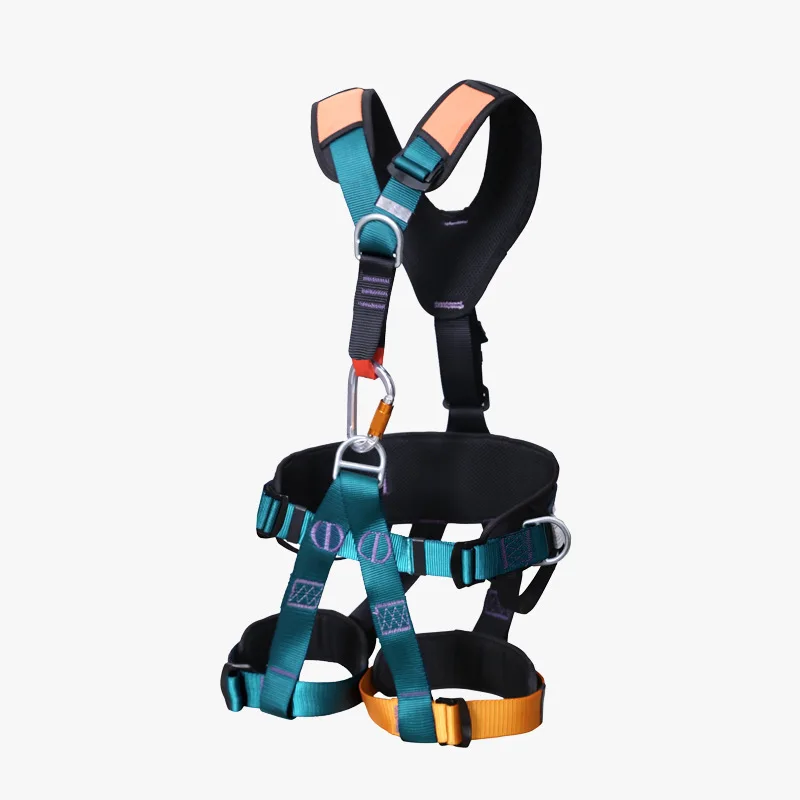 

High Altitude Work Safety Harness 5-Point Full Body Safety Belt Outdoor Climbing Mountaineering Construction Rescue Equipment