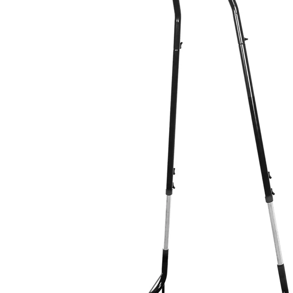 حامل كرسي هزاز بارتفاع قابل للتعديل، 79-93 بوصة، سعة 330 رطل، إطار فولاذي عالي التحمل، مطلي بالمسحوق للداخلية/الخارجية #1