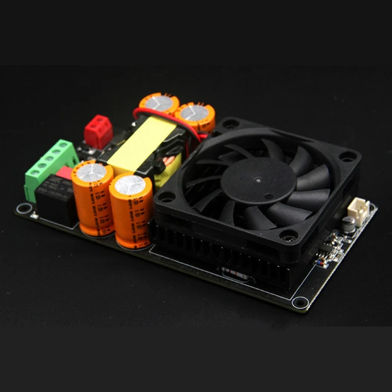 New-2X HIFI IRS2092 1000 Вт моноканальный цифровой класс D сценический усилитель мощности сабвуфера плата с динамиком защитное реле-A