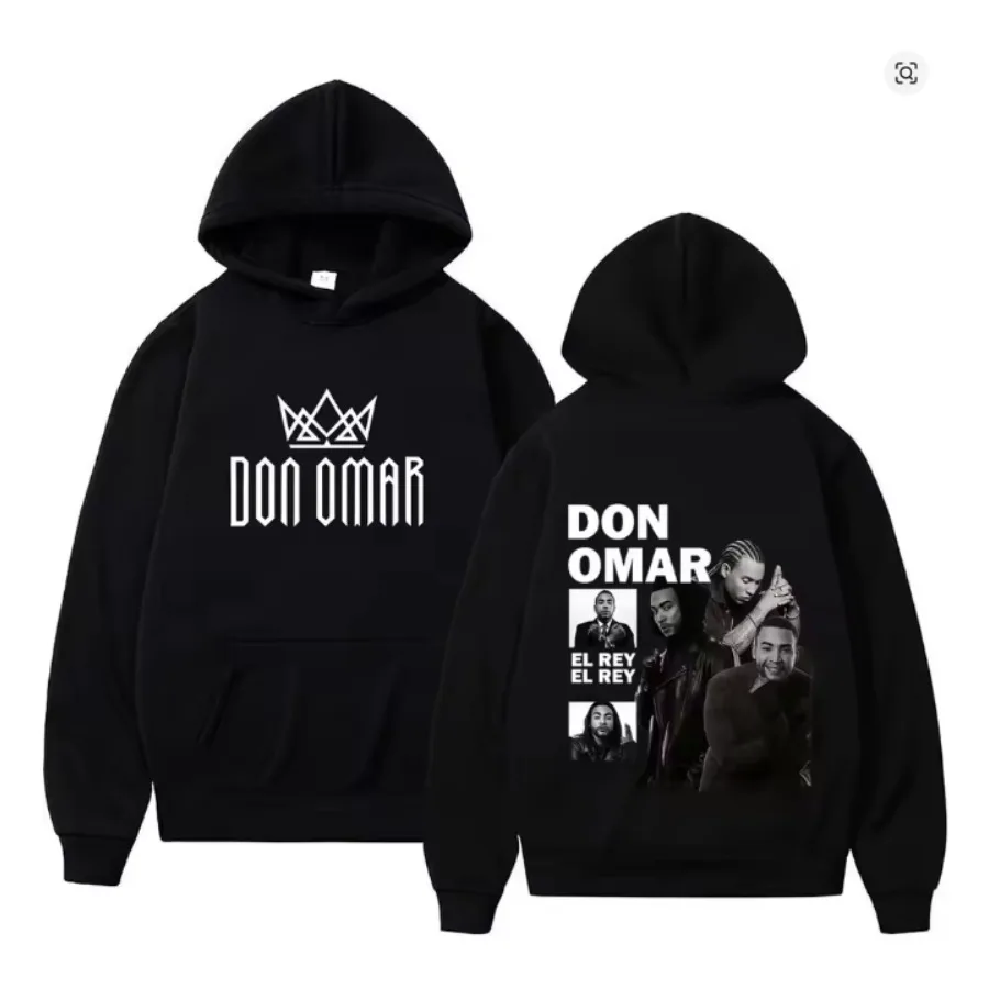 Rapper Don Omar 2026 Tour Graphic Hoodie Men Women Hip Hop Fashion Vintage Sweatshirt Pullover Male Gothic Rock Oversized Hoodie