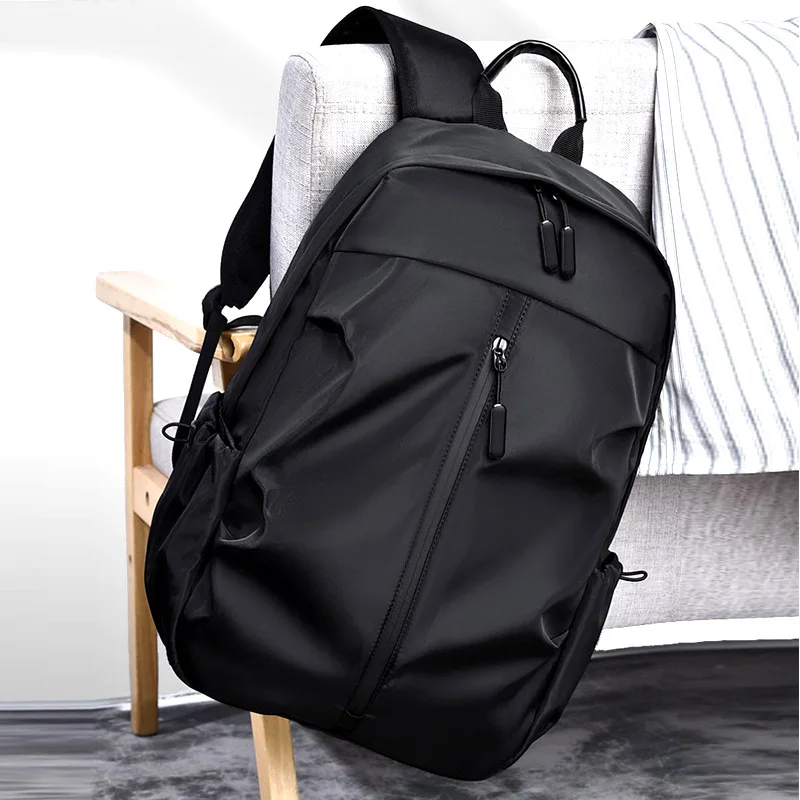 

Wear-resistant Men Backpack Waterproof Casual Travel with 15 Inch Laptop Compartment Lightweight Large Capacity Student Backpack