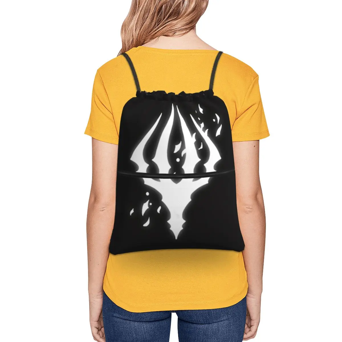 Hollow Knight King's Brand Backpacks Fashion Drawstring Bags Sports Bag Book Bags for Travel School
