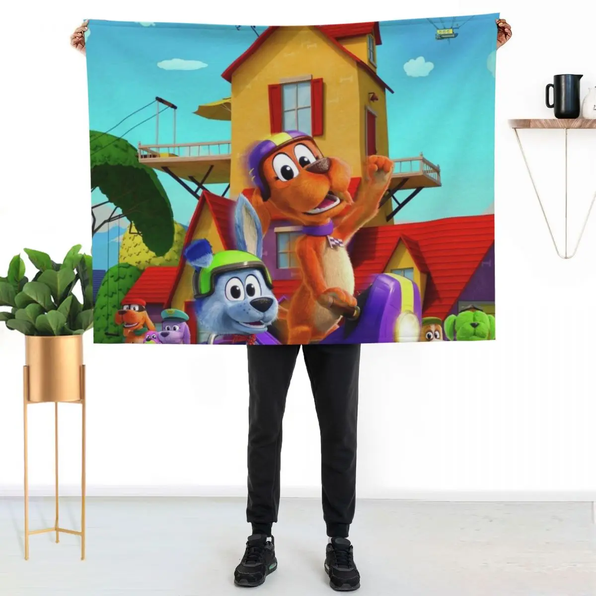 

Go, Dog, Go! Throw Blanket Stylish Decor Blanket Gift for Friends Roommate