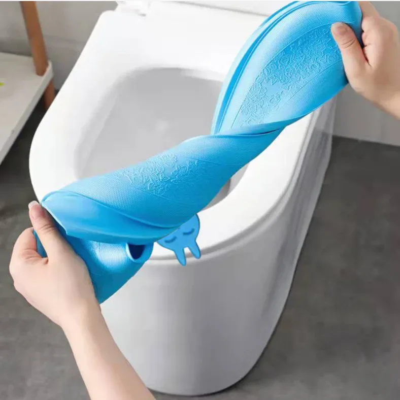 Waterproof Soft Toilet Seat Cover Washable Sticker Foam Toilet Cover EVA Toilet Cushion Sticker Bathroom Closestool Protector