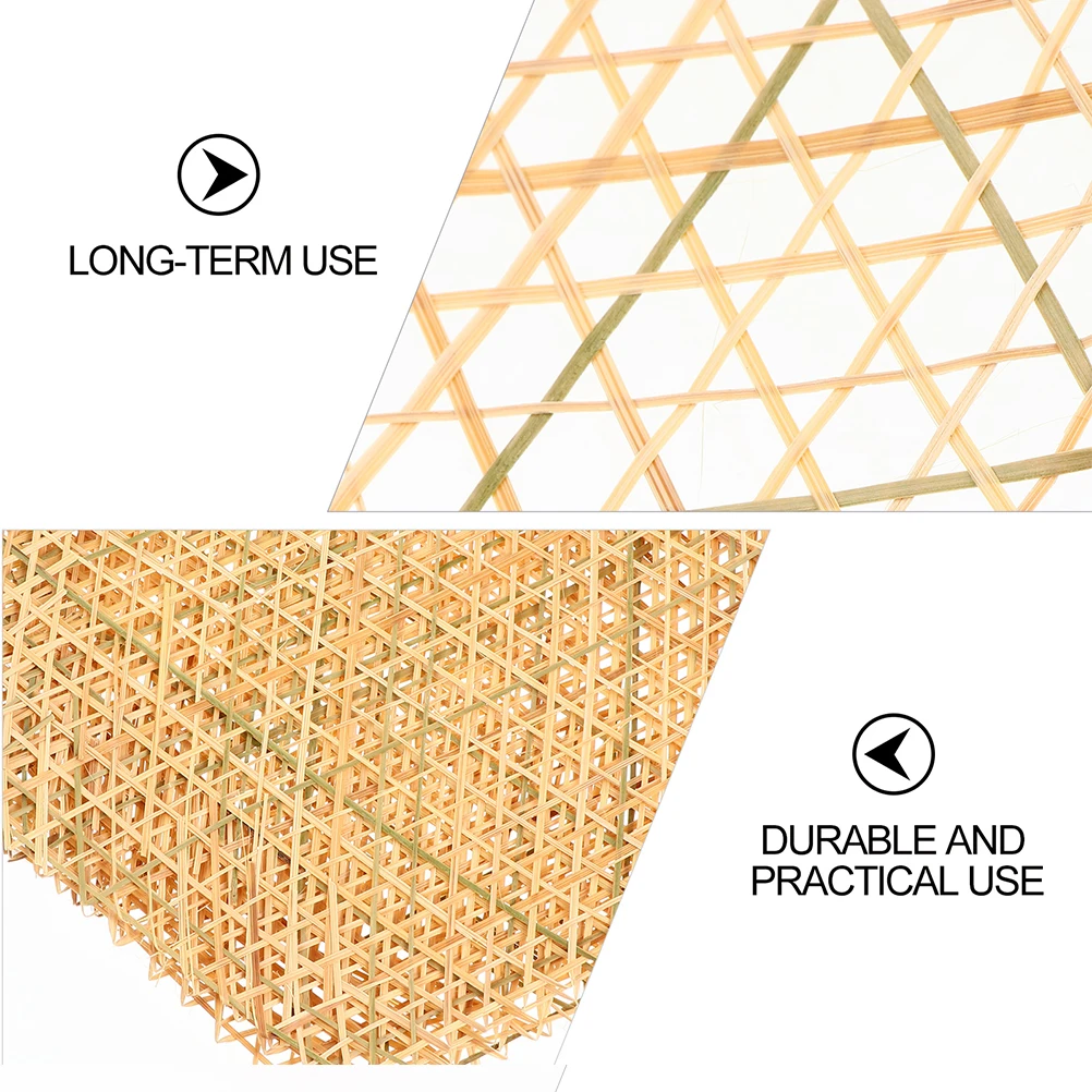 

12pcs Cooking Woven Mesh For Fried Food Steamer Liners Handmade Bamboo Dish Decorative Kitchen Plate Mats Bamboo Mats