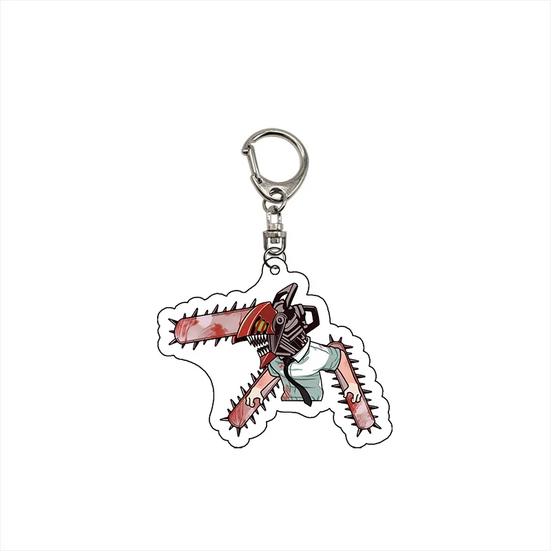 Anime Chainsaw Man Keychains Cartoon Cosplay Figure For Women Men Car Key Chain Ring Jewelry Bag Pendant Accessories Child Gifts