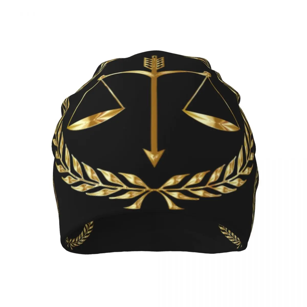 

Gold Scales Of Justice Law Logo Unisex locomotive Beanies Hat For Men And Women Outdoor Hat