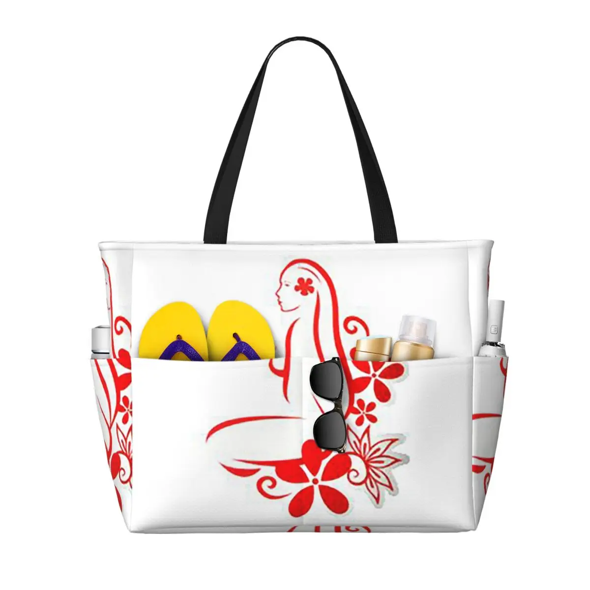 

Hinano Tahiti (1) Beach Tote Bag Sport Gym Yoga Duffle Large Tote Bag Women Travel Bag Fitness bag