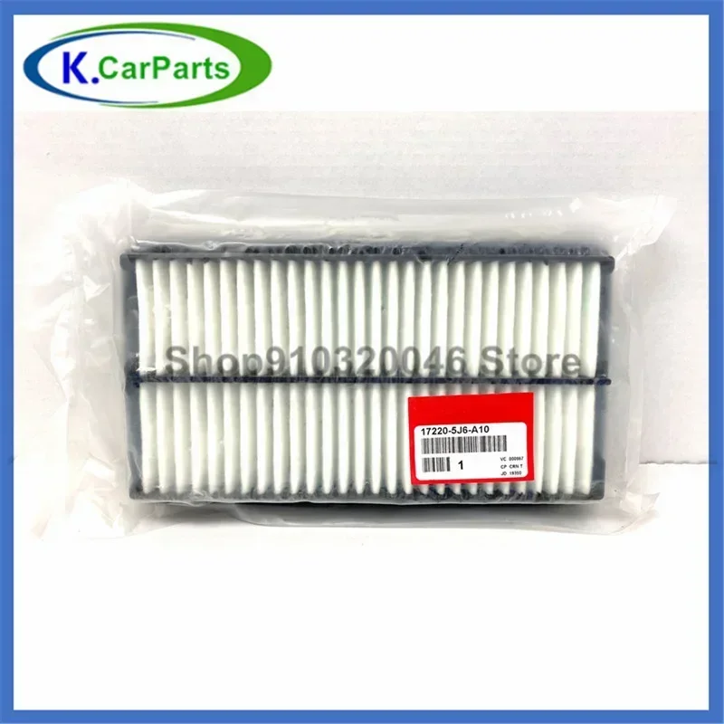 

1PCS 17220-5J6-A10 Car Engine Air Filter Fit For Honda Ridgeline Pilot Odyssey Acura MDX 3.5L 2018 172205J6A10 17220 5J6 A10