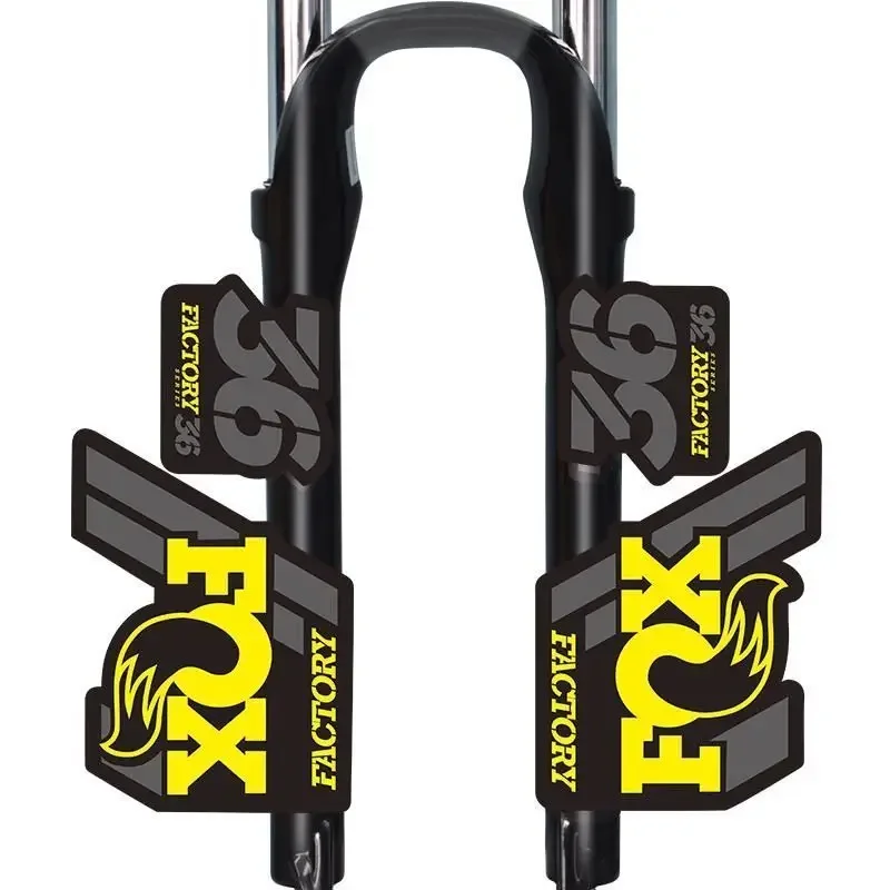 Bicycle Fork Sticker Reflective Vinyl Decal For Mountain Road Bike Single Front Fork Cycling Decoration Equipment