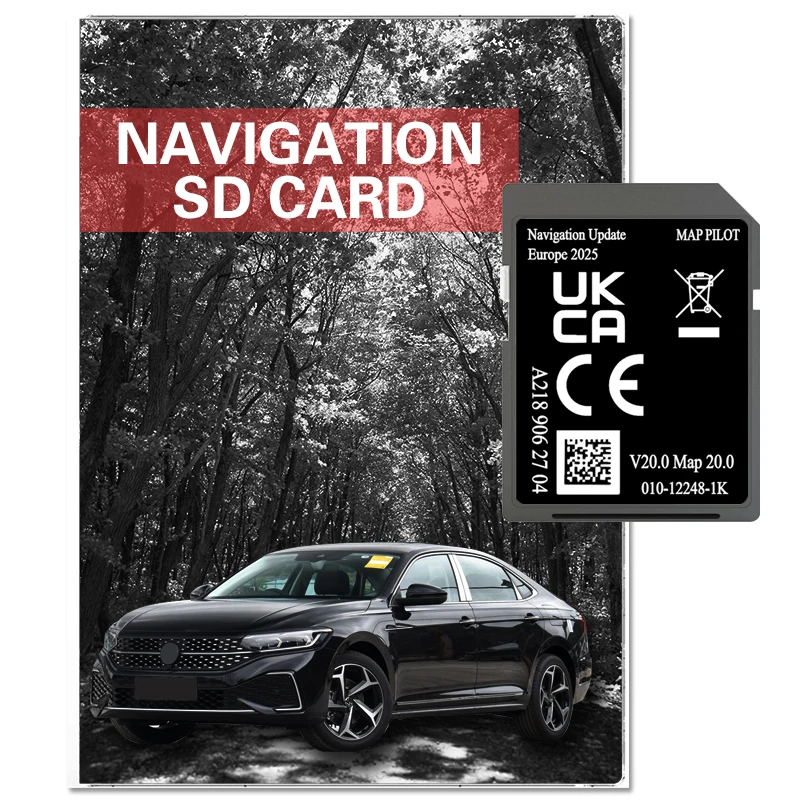 

Sat Memory GPS A218 Map V20 Full Version 2025 Europe Map Navigation for Mercedes Garmin A B C E CLA CLS GLS Car SD Card
