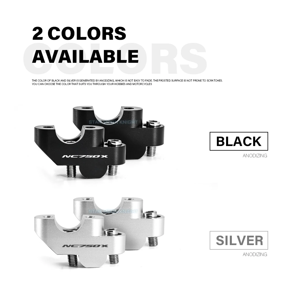 لهوندا NC 750 X NC750X 2016 - 2021 CB500X CB500F CB300F دراجة نارية الملحقات الناهض رفع المقود المشبك المقود الناهض #3