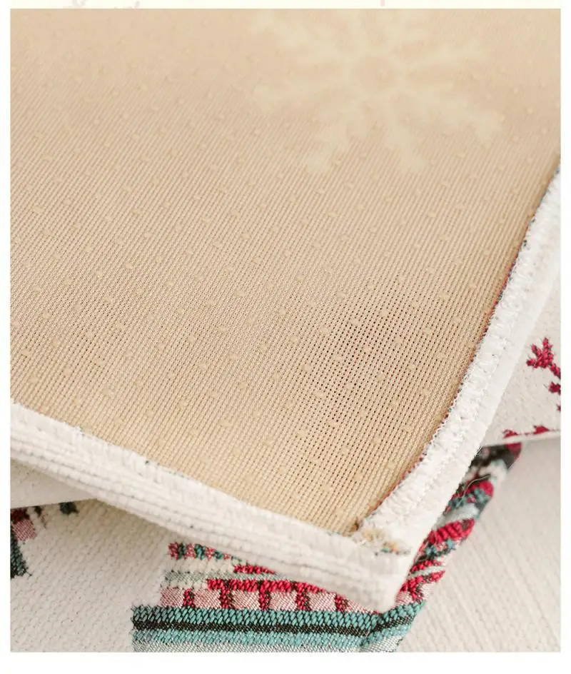 Weicher Chenille-Sofabezug für Weihnachten, verhindert Verrutschen, Ganzjahres-Sitzkissenbezug, Winter-Universal-Sofabezug, Heimdekoration – Detail 8
