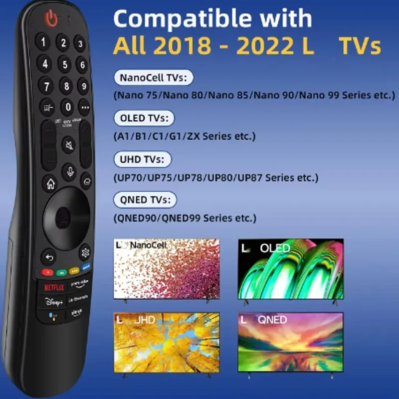 IR Universal Remote Control AKB76039902 MR22GA for AN-MR21GA MR22GA MR23GA Uhd Oled Qned Nanocell 4K 8K TV Controllers