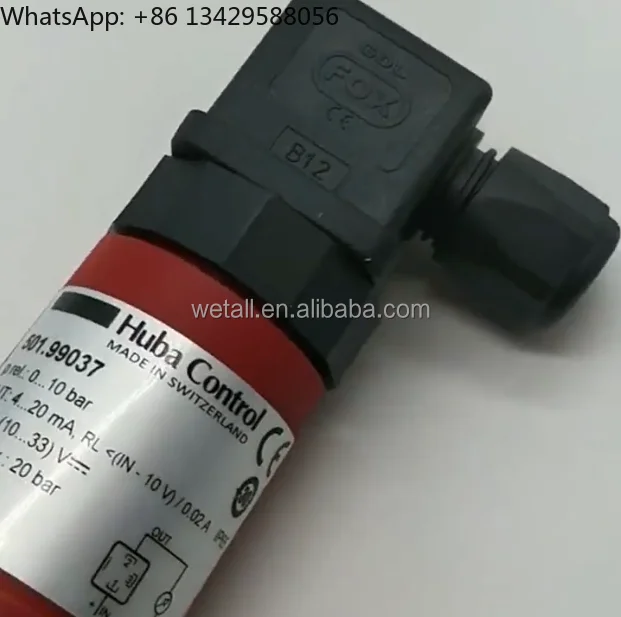 

HUBA 501 Conrtol Pressure Transmitter Sensor 93101817 0-16bar 4-20ma 501 99307