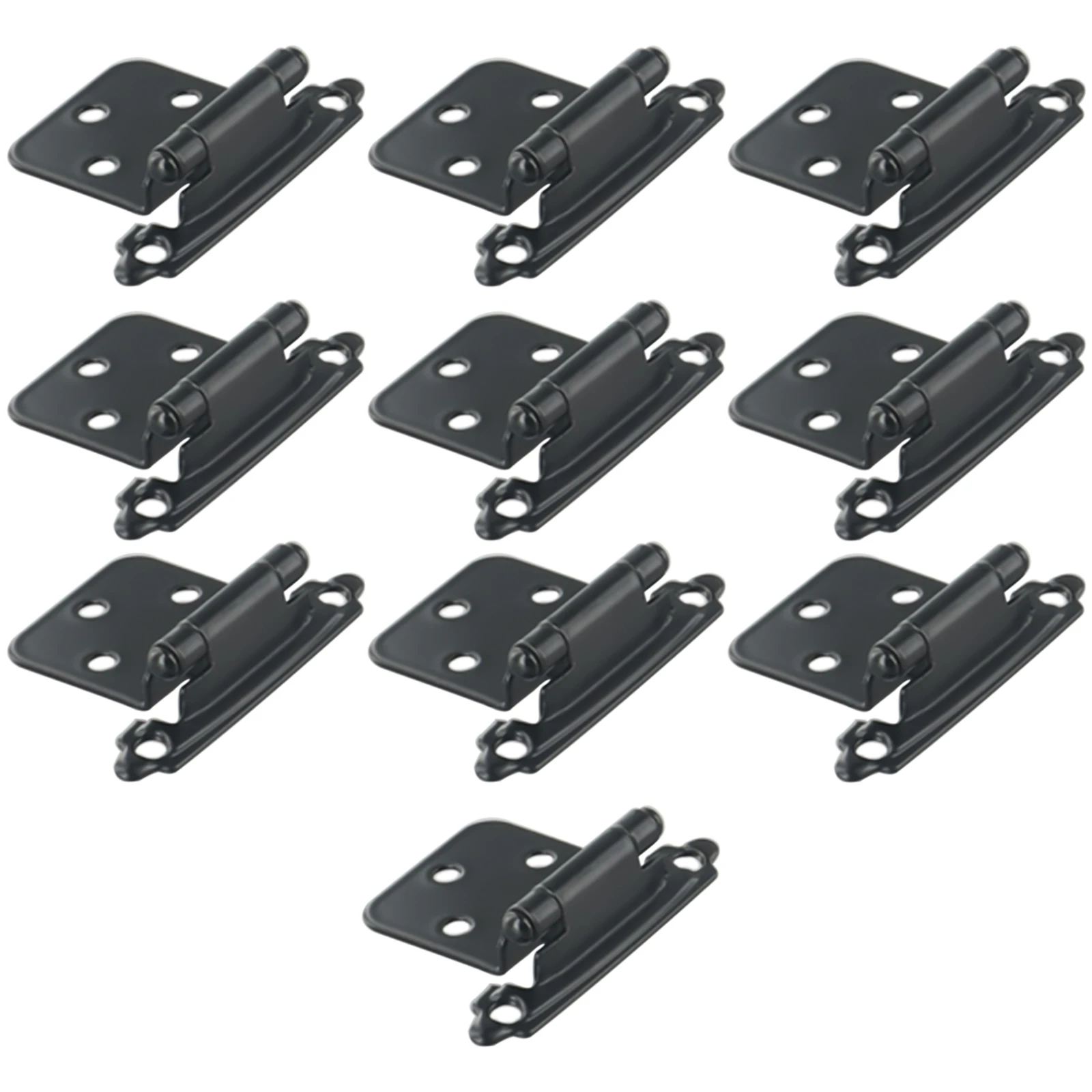 

Brand New Door Hinges Cabinet Hinge Overlay Parts Replacement Accessories Cold-rolled Steel Flexible Flush Reusable