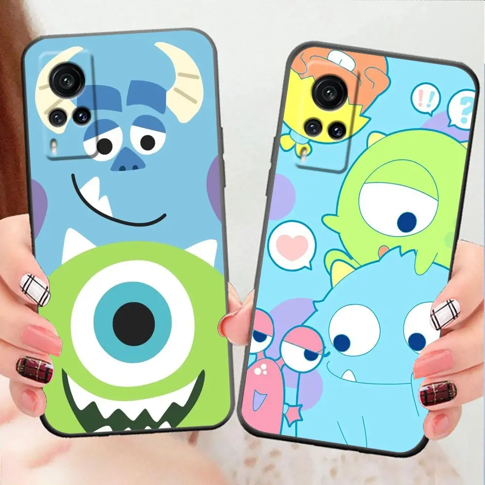 Anime M-Monsters INC Phone Case For VIVO X90 X80 X70 X60 X50 X30 V29 V27 V25 V23 V23E V21 V21E V20 Case Funda Shell Capa Coque