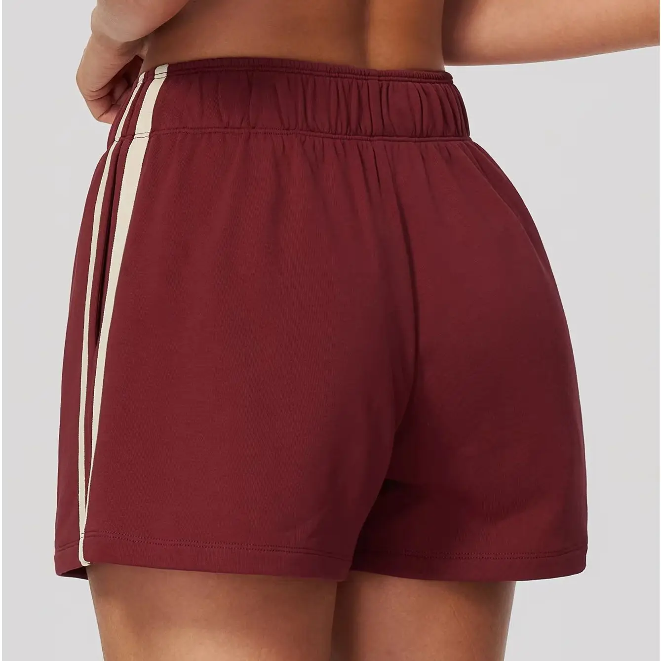 Color Blocking Sports Shorts Women's Low Waisted Loose Straight Pocket Sweatpant Women Outdoor Casual Comfortable Slimming Short
