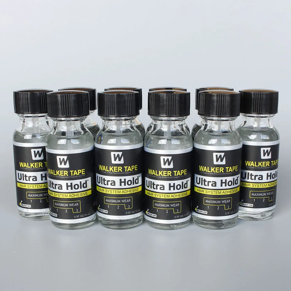 

Клей для кружевных париков Ultra Hold, суперклей для кружевных париков/накладных прядей/заколок и средство для удаления, 0.5 унции (15 мл), Walker Tape Ultra Hold Lace Glue