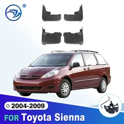 For Toyota Sienna 2004-2009 2005 2006 2007 2008 Without Running Boards Fender Mudflaps Splash Guards Mudguards Mud Flaps car