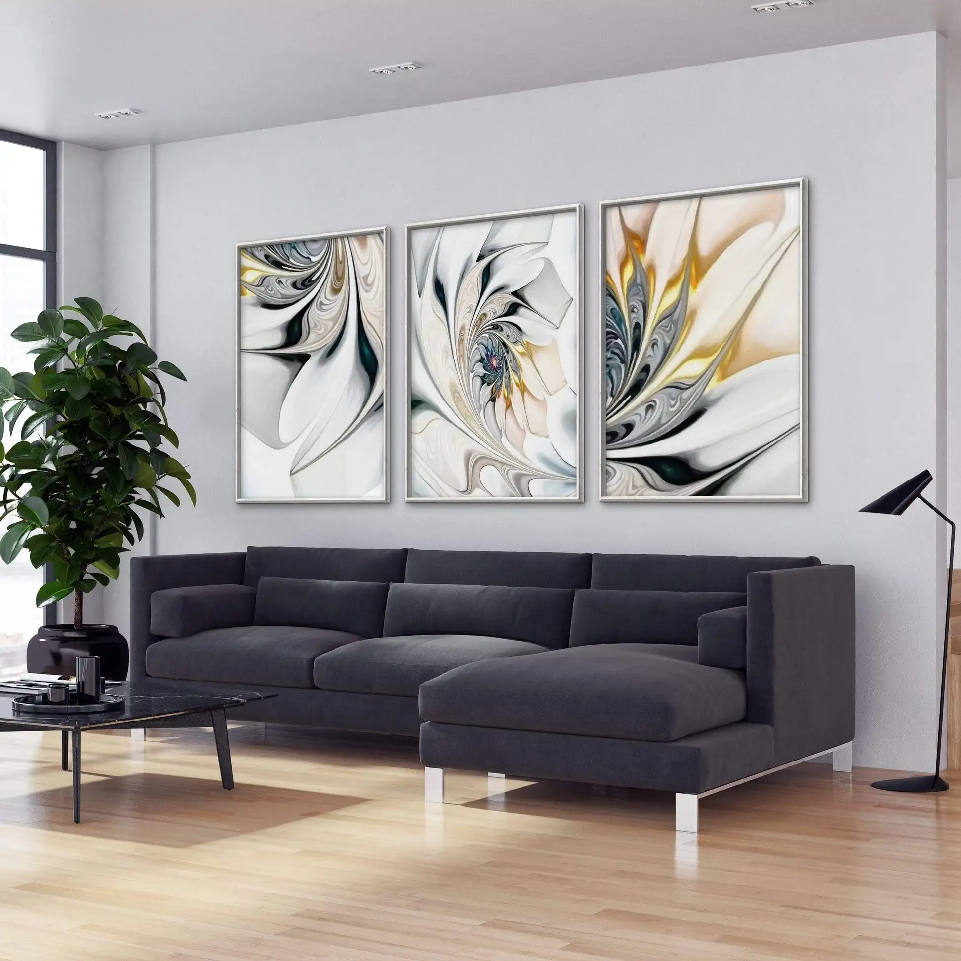 Abstract Wirling Beauty Wall Canvas Art Living Room Picture Print Bedroom Mural Home Decoration Wallpaper Painting Artwork