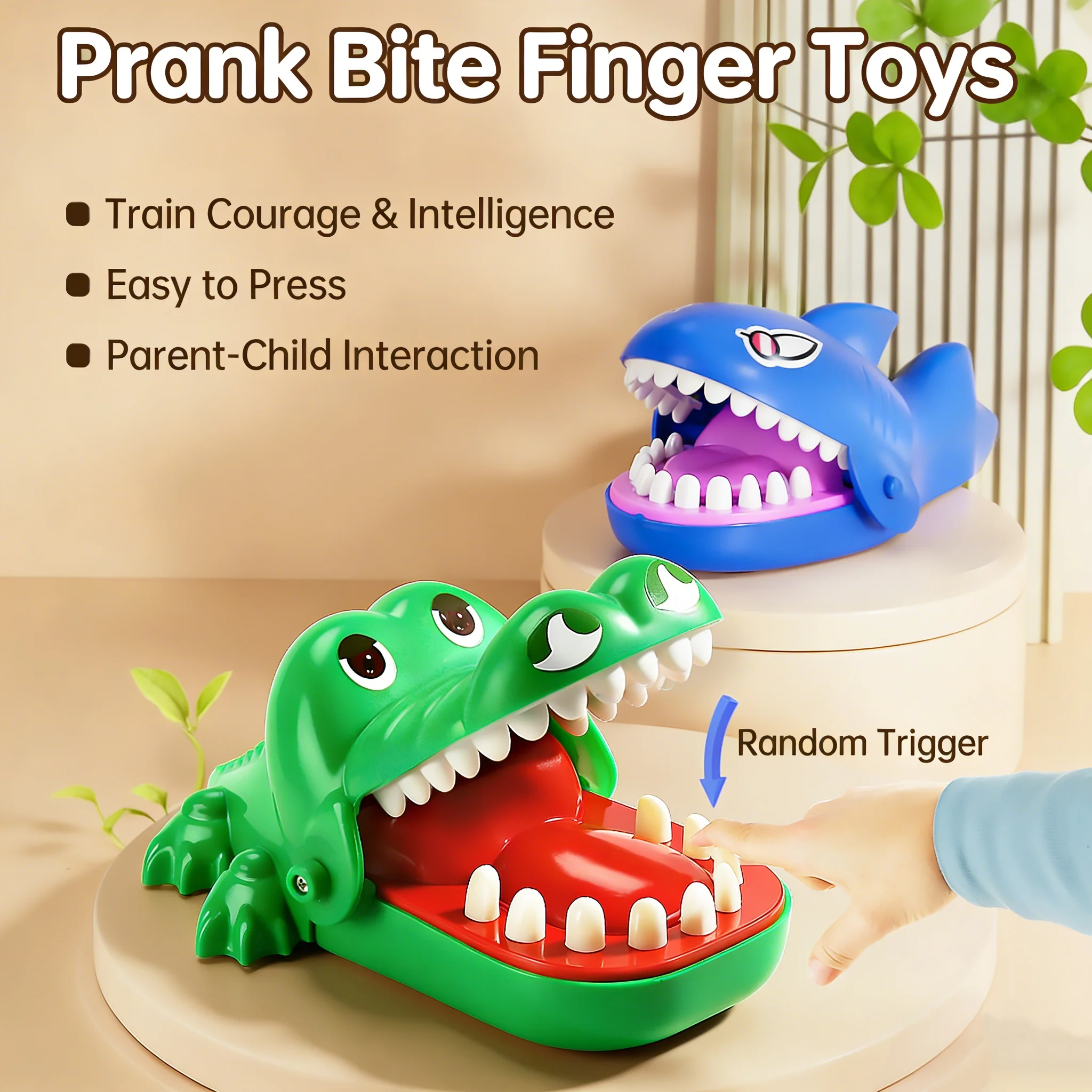 

Игрушка на палец с укусом акулы-крокодила, роман, розыгрыш, подарок для снятия стресса для детей, вечеринка для родителей и детей