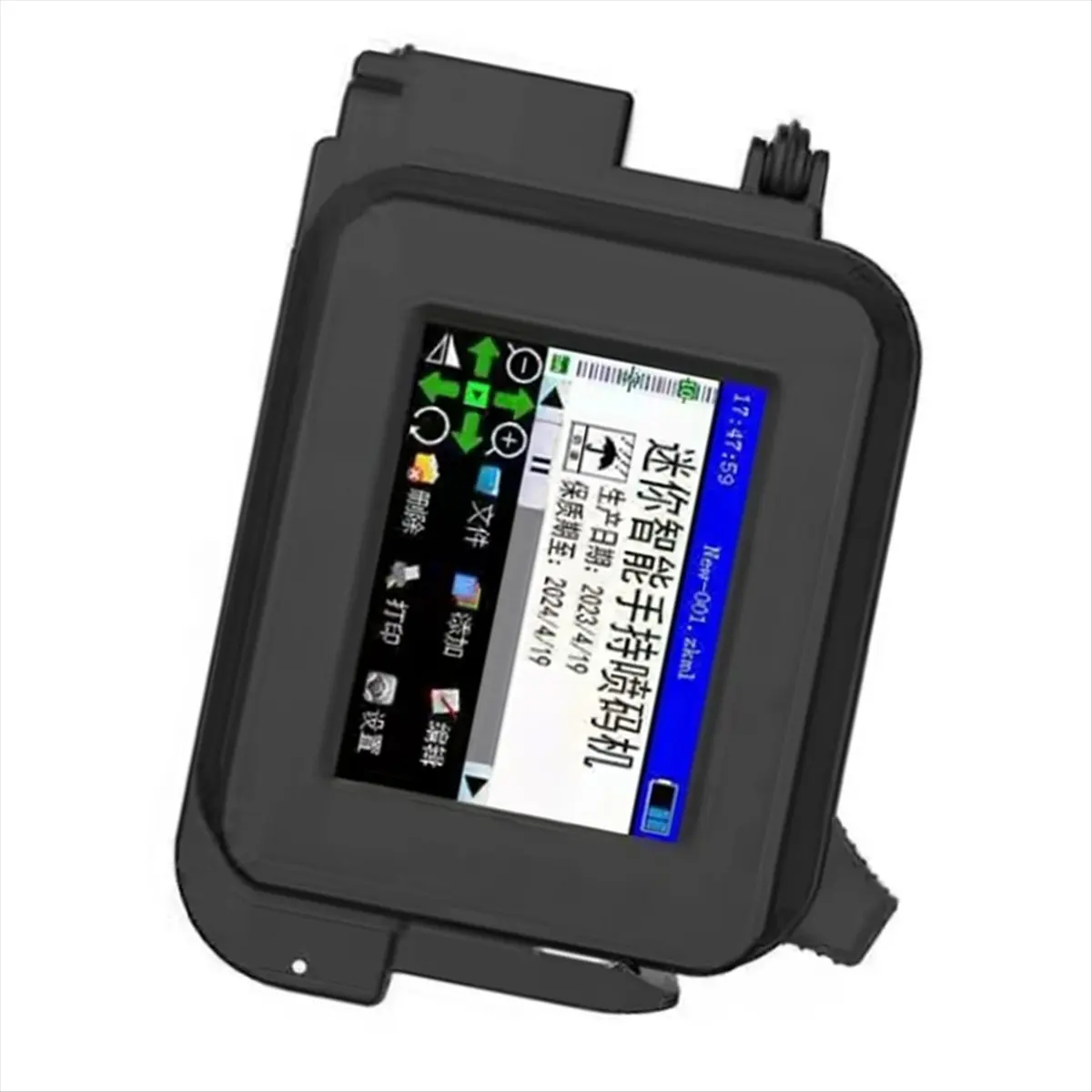 RECOMENDAR】12.7mm Portable Printer Handheld Inkjet Printer Text QR Barcode Image Batch Number Logo Image Coding Machine EU Plug