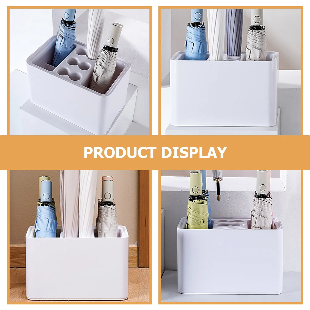 

Umbrella Rack Indoor Entryway Organizer Removable Drip Tray Space Saving Holder Storage Stand for Long Short Umbrellas