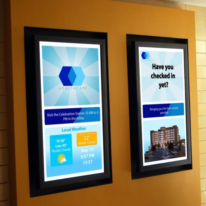

Lcd Wallpaper Display Ultra Thin High Resolution Wifi Wall Mounted Super Slim Lcd Advertising Display for Retail Store Hotel