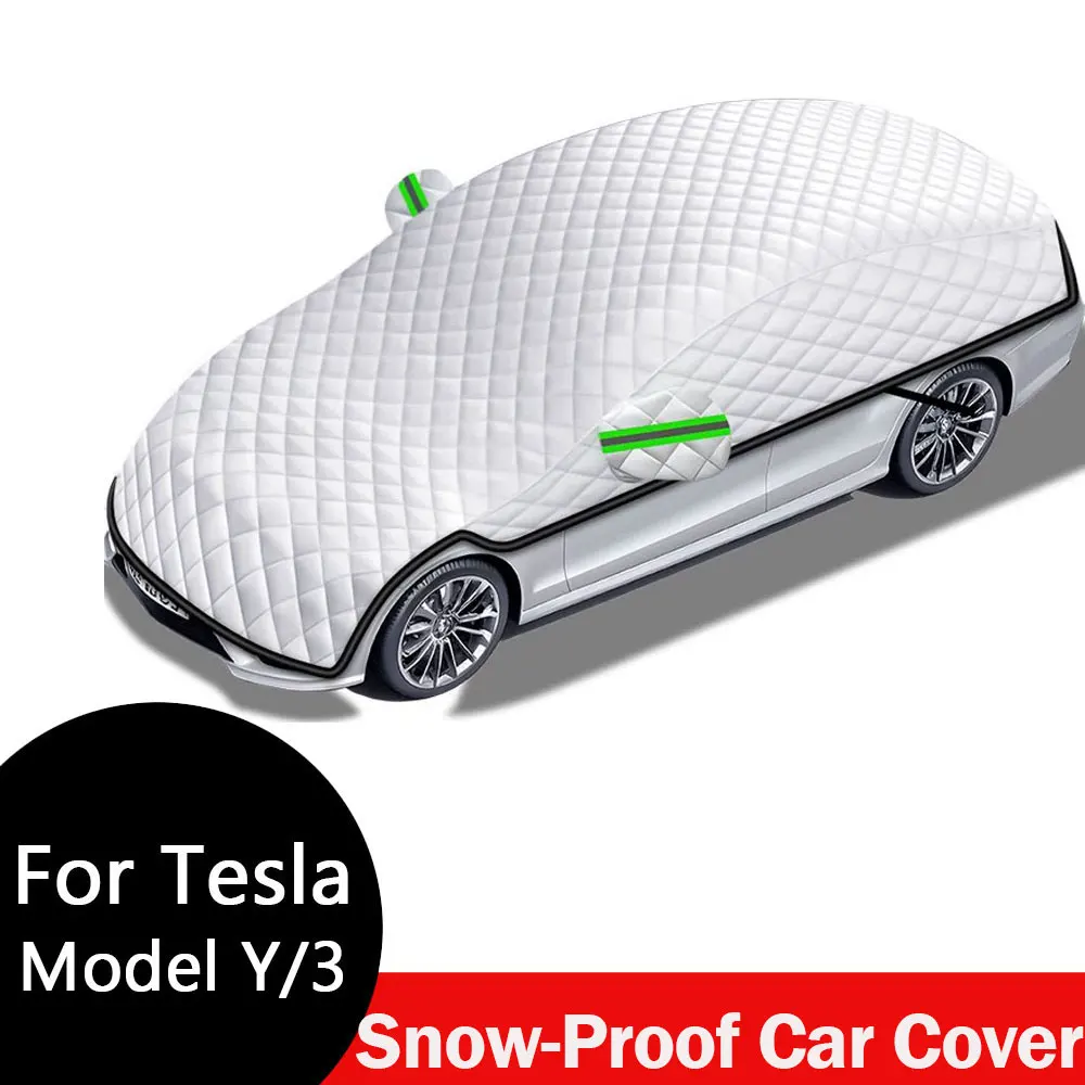 

Снегозащитный автомобильный чехол для Tesla Model Y Juniper 2020-2026 Model 3 Highland 2016-2026 Снег/солнце/дождь/пыль