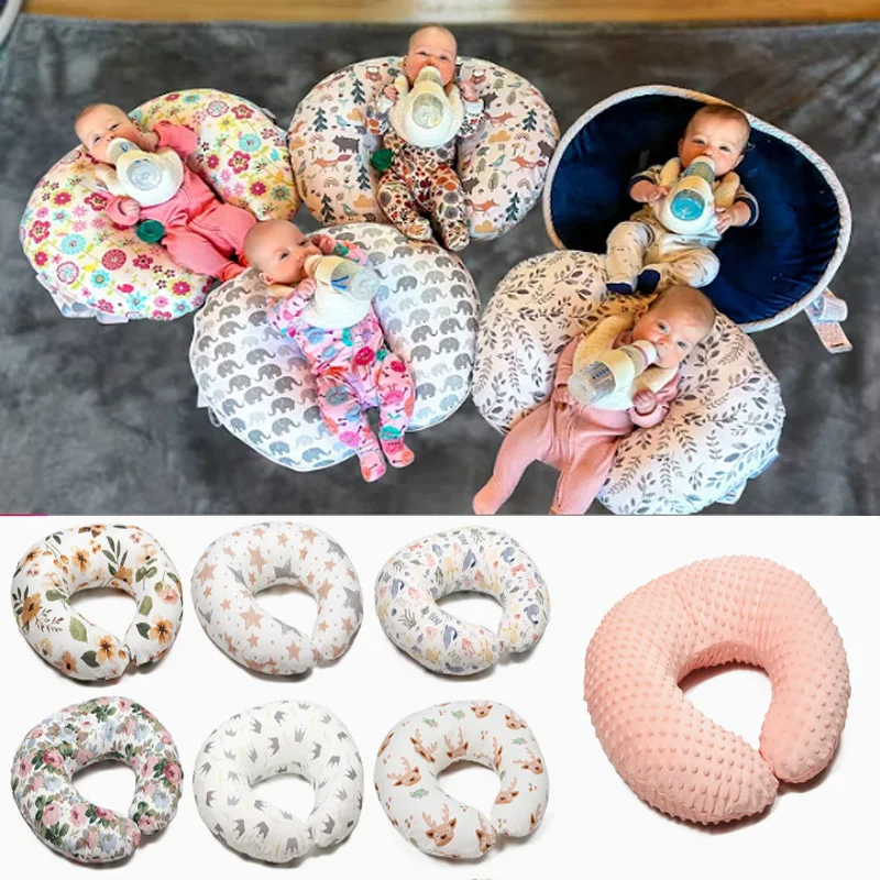 Breastfeeding&Baby Support Pillow-Multi-Use Nursing Pillow for Infants, Tummy Time&Bottle Feeding with Washable.sécurité enfant