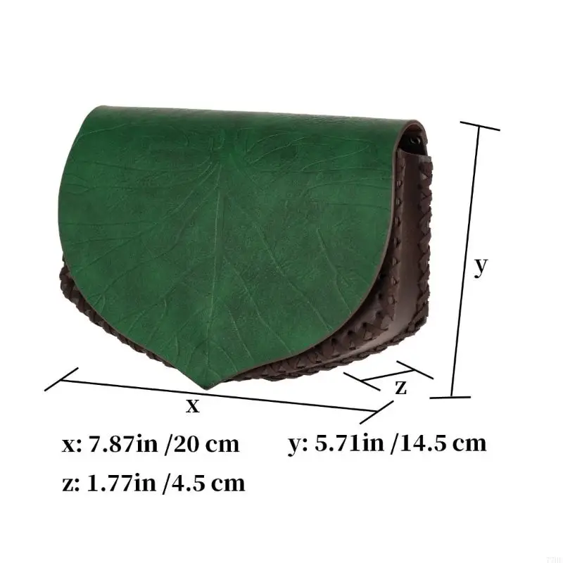 77HE – porte-monnaie Punk Design feuilles médiévales, portefeuille pour jeu rôle Cosplay événements à thème, pour