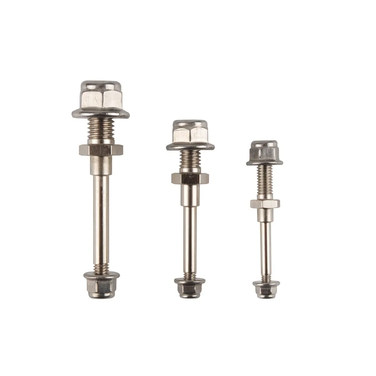 1 jeu d'essieux de roue, arbre en acier avec écrous d'arrêt, diamètre 4/5/6/MM, ensemble de train d'atterrissage, filetage M6/M8/M10, pièces de rechange pour modèle d'avion RC