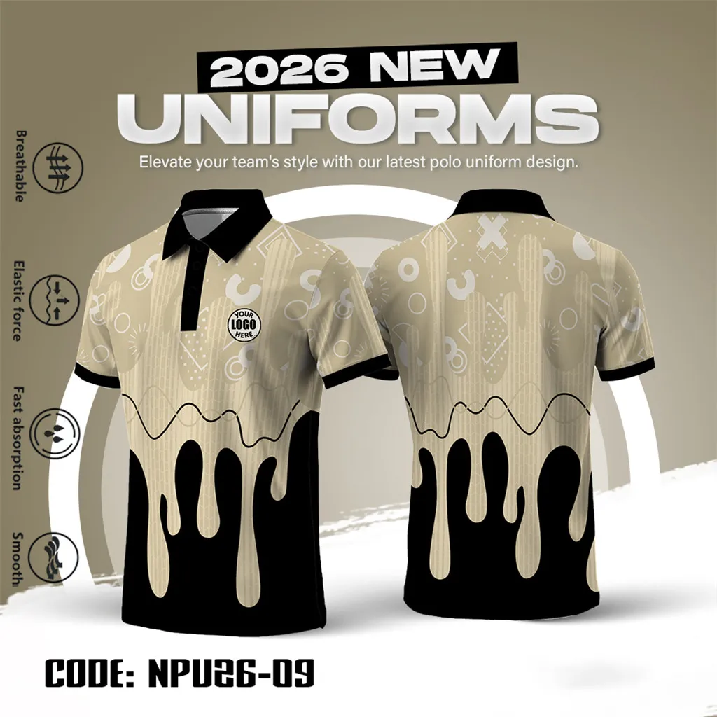 FREE CUSTOM 2026 NEW UNIFORMS POLO SHIRT FULL SUBLIMATION PRINT FREE LOGO TEXT BREATHABLE ELASTIC FAST ABSORPTION SMOOTH FABRIC